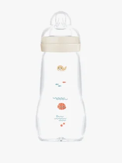 MAM Feel Good Sutteflaske Glas 260 ml, Mix
