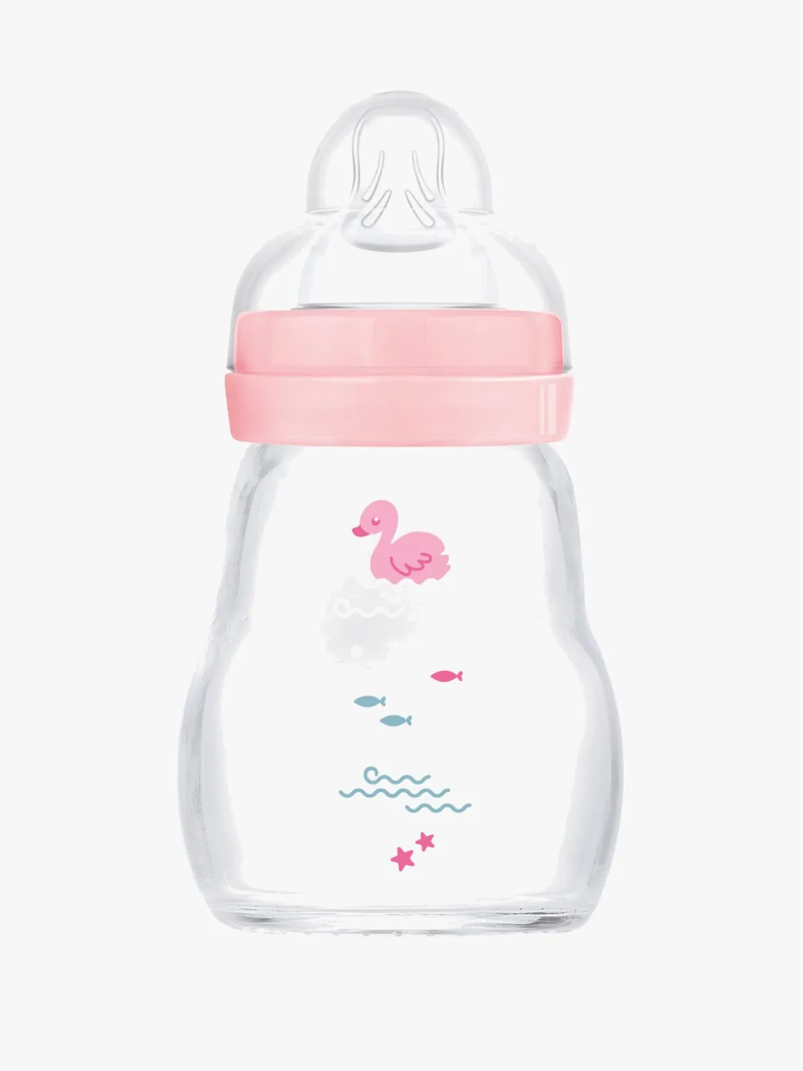 MAM Feel Good Sutteflaske Glas 170 ml, Mix