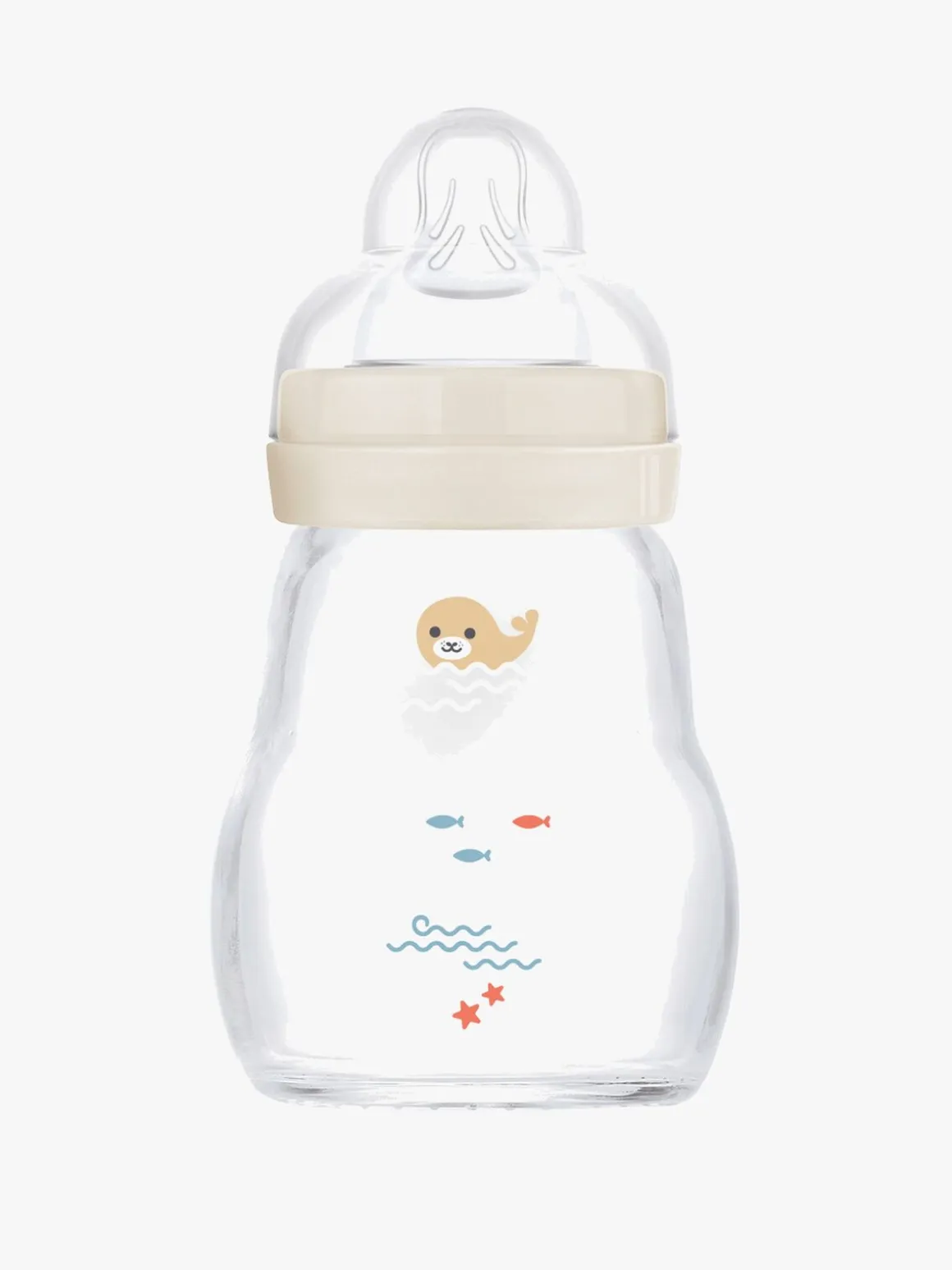 MAM Feel Good Sutteflaske Glas 170 ml, Mix