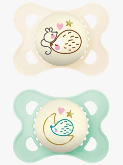 MAM Original Night Sutter 0-6m 4-pak, Pink/Neutral