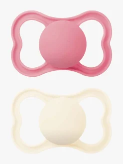 MAM Supreme Silikone Sutter 6-16m 2-pak, Pink/Neutral