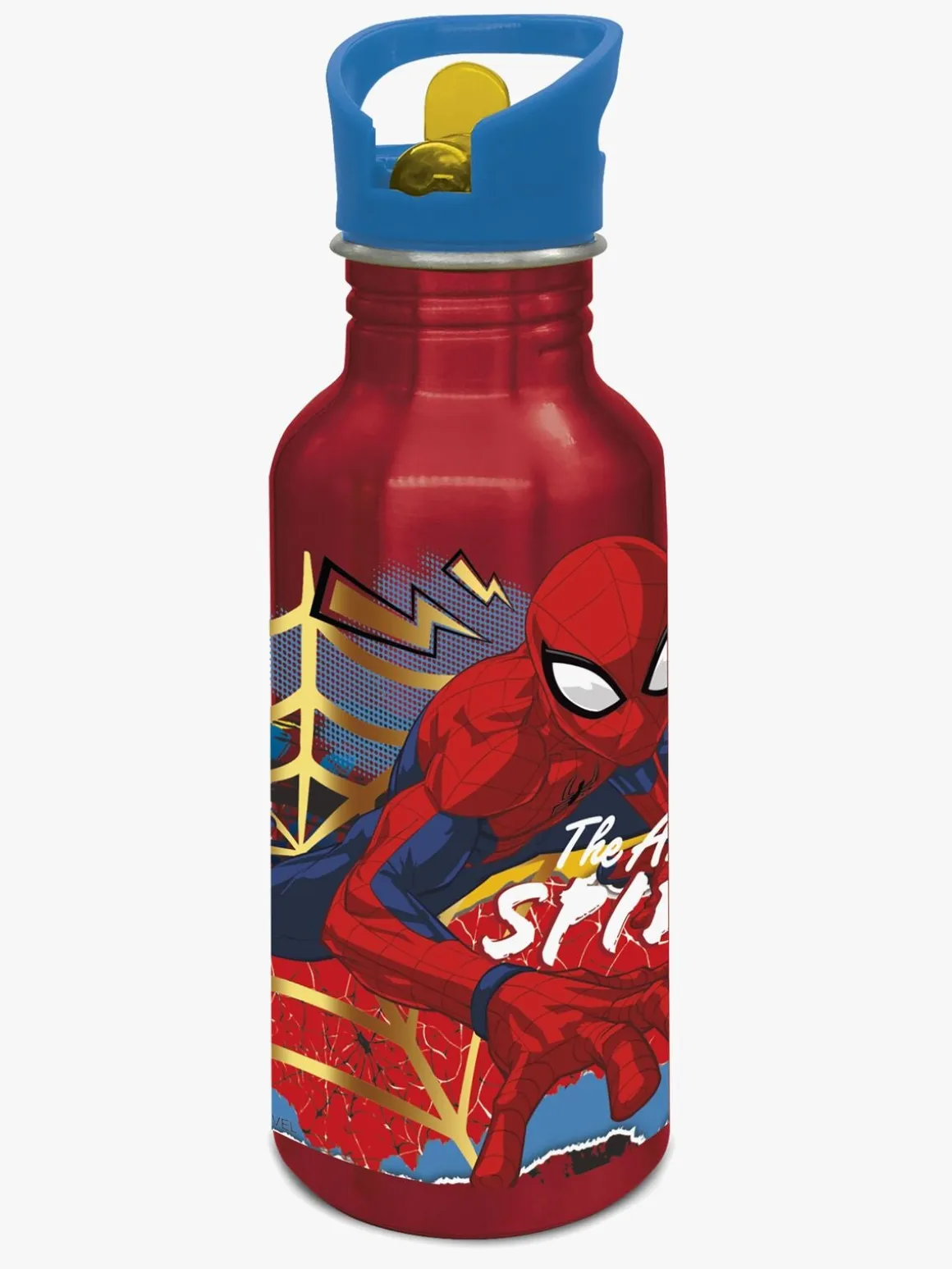 Marvel Spider-Man Aluminium Drikkedunk 545ml, Rød