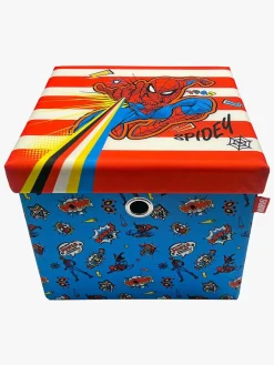Marvel Spider-Man Puf med Opbevaringsboks, Multifarvet