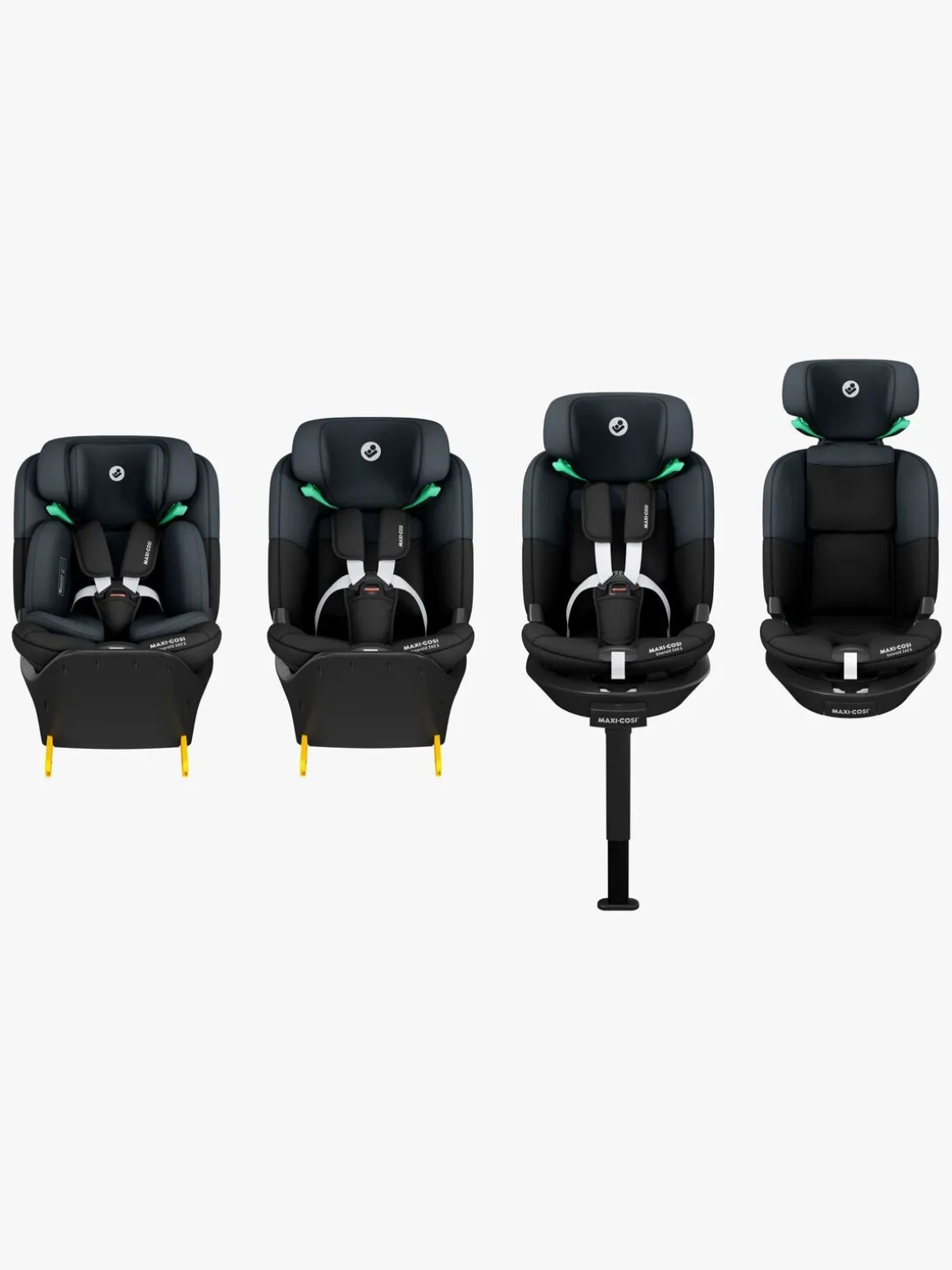 Maxi-Cosi Emerald 360 S Autostol, Tonal Black