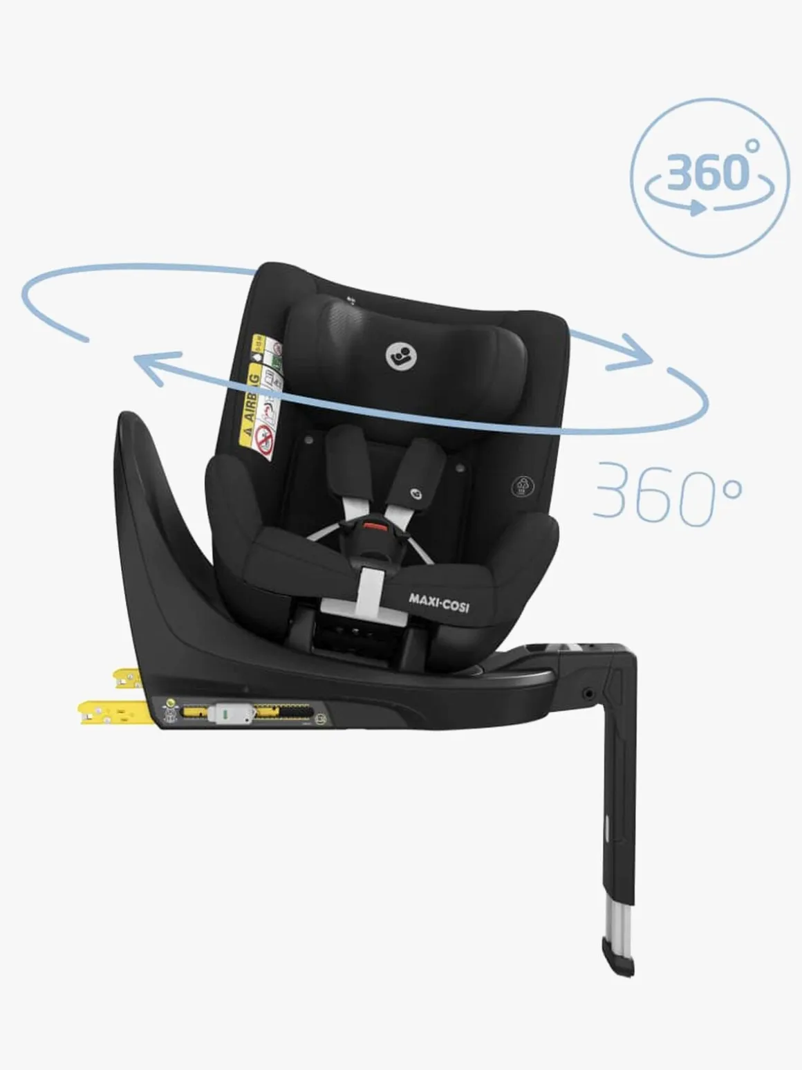 Maxi-Cosi Mica Eco i-Size Autostol, Authentic Black