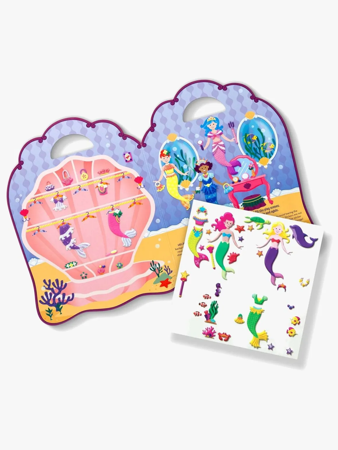 Melissa & Doug Klistermærkebog Havfruer 65 Stk.