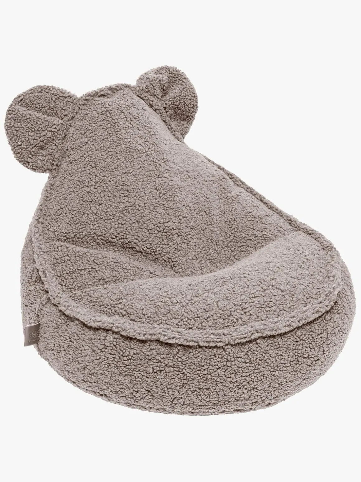 Meowbaby Bearly Sækkestol Teddy, Lysegrå