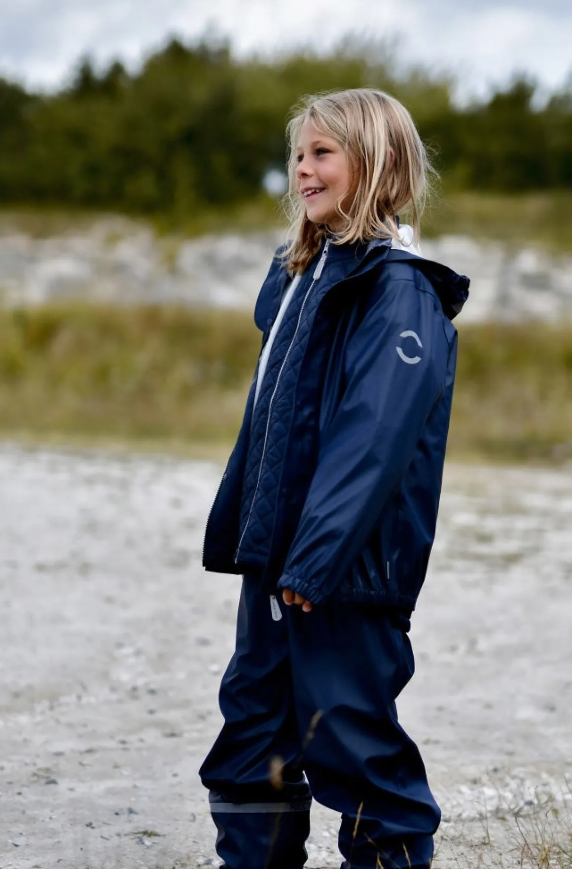 Mikk-Line Regnsæt med Seler, Blue Nights