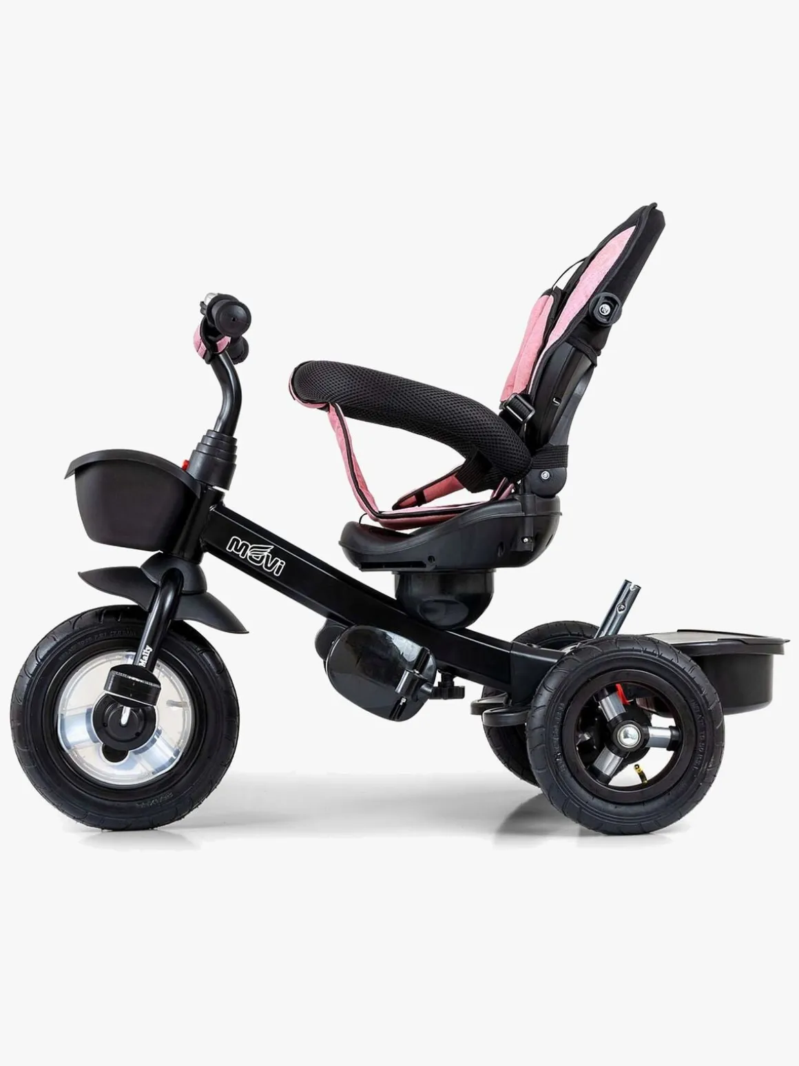 Milly Mally Movi 5-i-1 Trehjulet Cykel, Sort/Lyserød