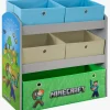 Minecraft Opbevaringsreol med Opbevaringskasser