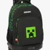 Minecraft Trolley Kuffert 33L TNT, Blå/Grøn