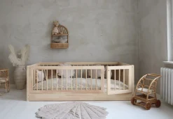 Minitude JULIAN Junior-/Montessori-seng 100x200, Natur