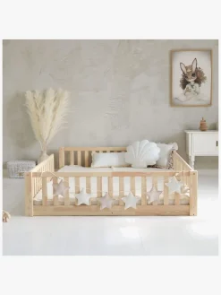 Minitude MILES Junior-/Montessori-seng 140x200, Natur