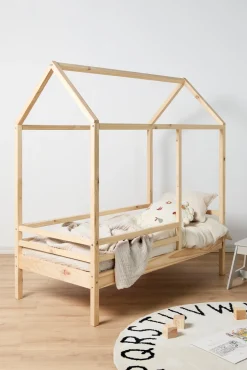 Minitude Nordic Jax Juniorseng med BabyMatex Madras Carpathia 70x140, Natur
