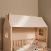 Minitude Nordic Mason Husseng 70x160 & BabyMatex Madras Soft Plus + Sengehimmel, Hvid