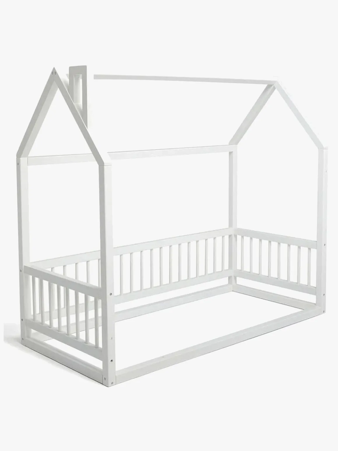 Minitude Nordic Mason Husseng 70x160 + Sengehimmel, Hvid