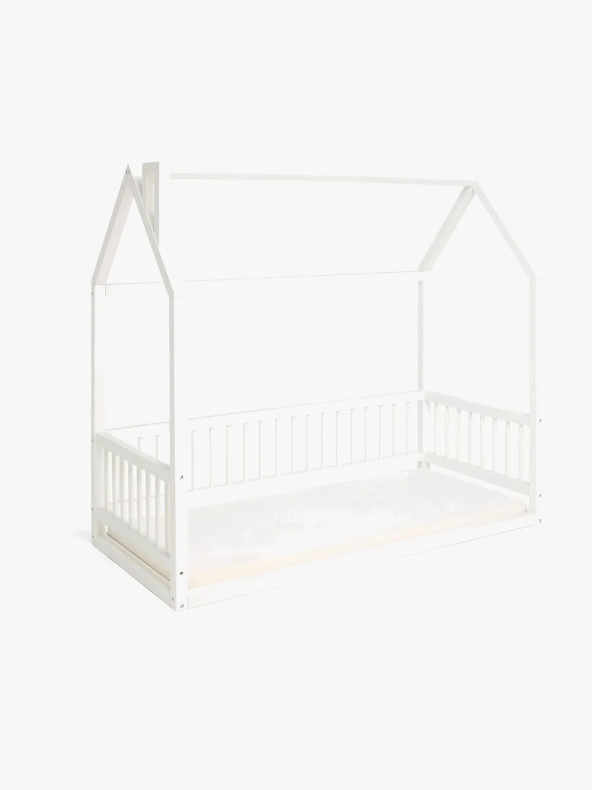 Minitude Nordic Mason Juniorseng med BabyMatex Softi Plus Madras 70x160 cm