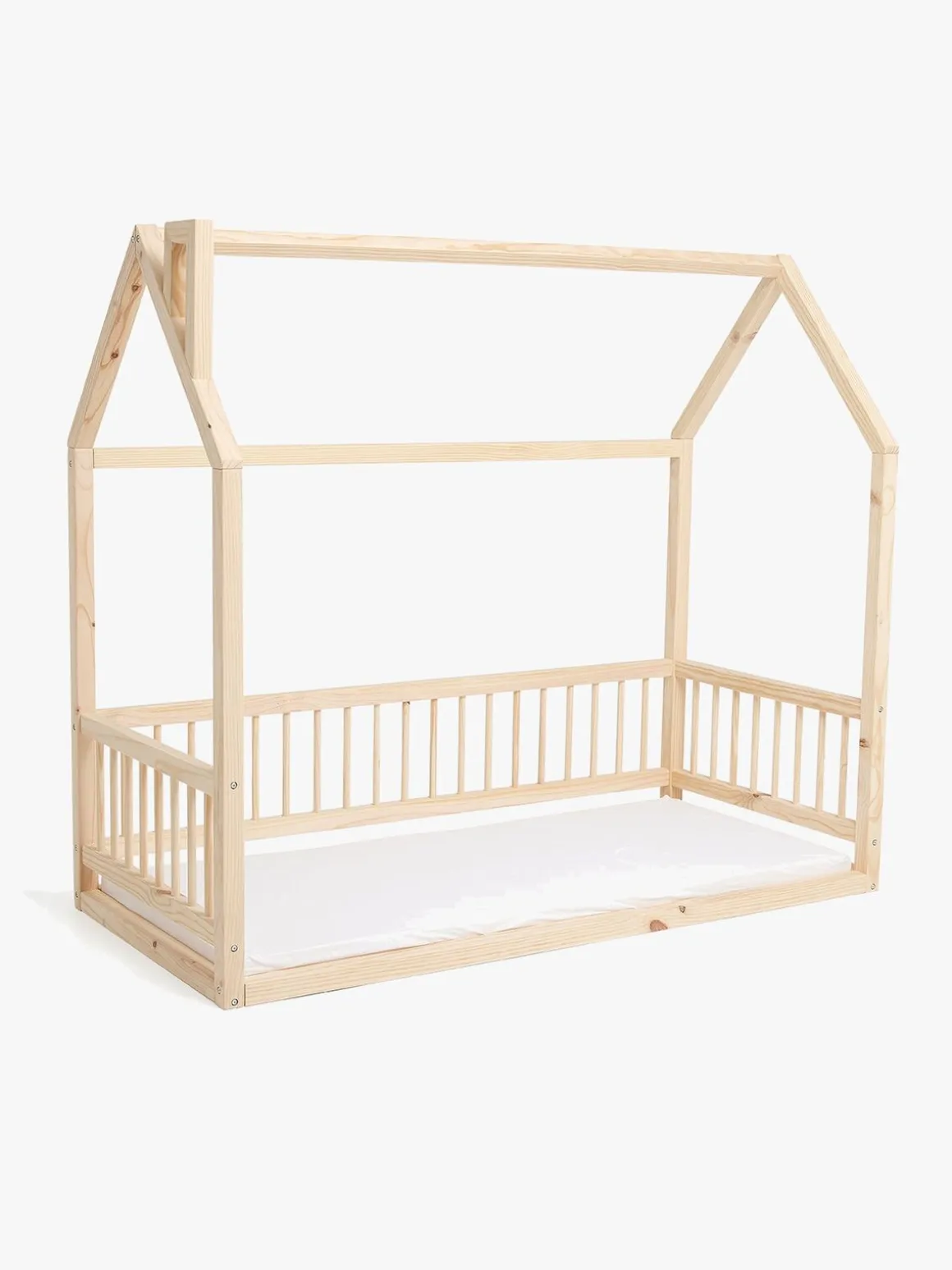 Minitude Nordic MASON Juniorseng, Natur med BabyMatex Carpathia Madras 70x160 cm