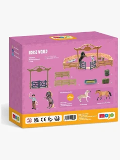 Mojo Western Ranch Corral Hestefold med Hest 14 Dele