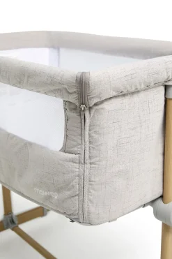 Moweo ELLIS Bedside Crib, Lysegrå
