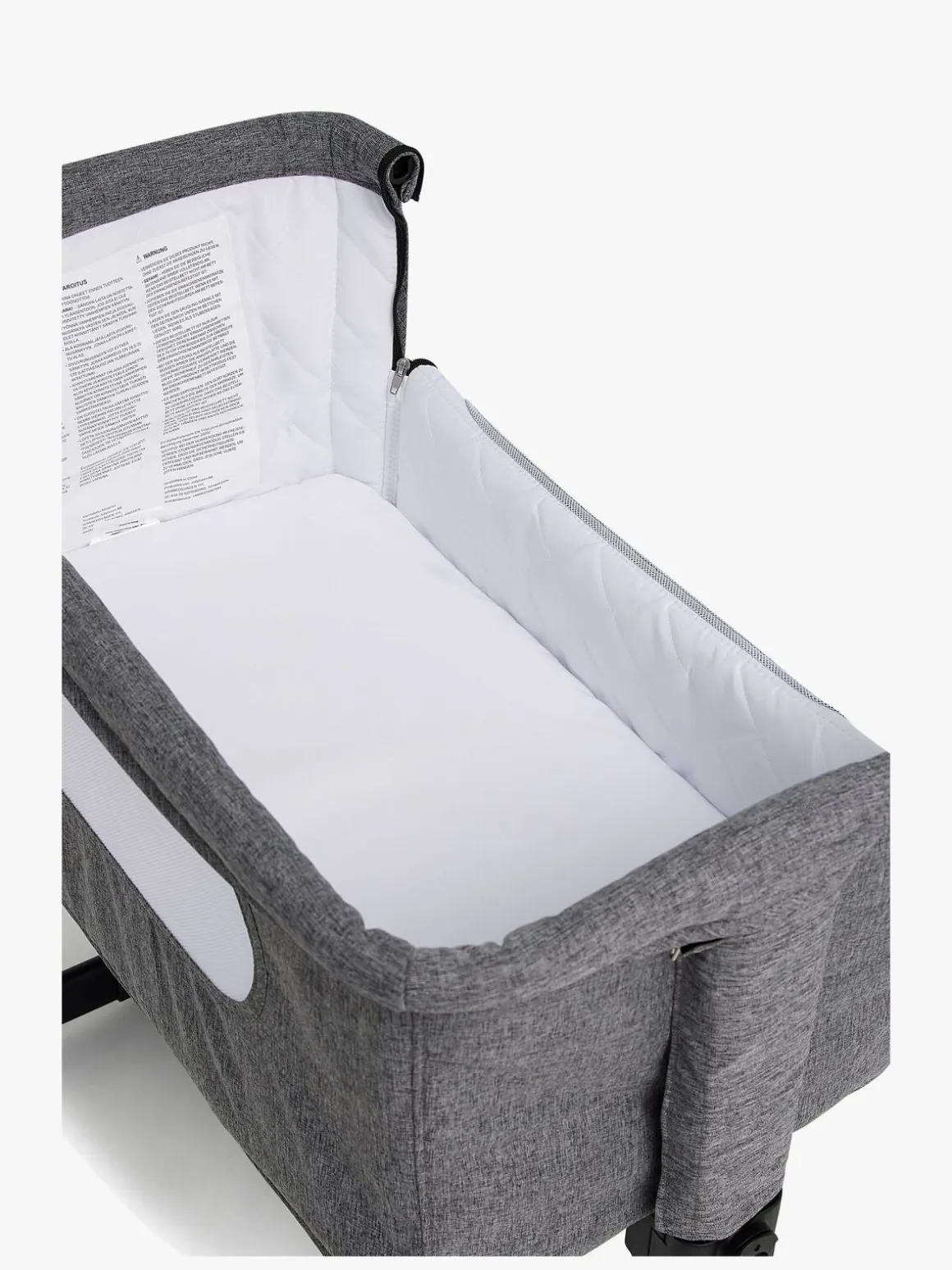 Moweo RIVER Mini Bedside Crib, Mørkegrå