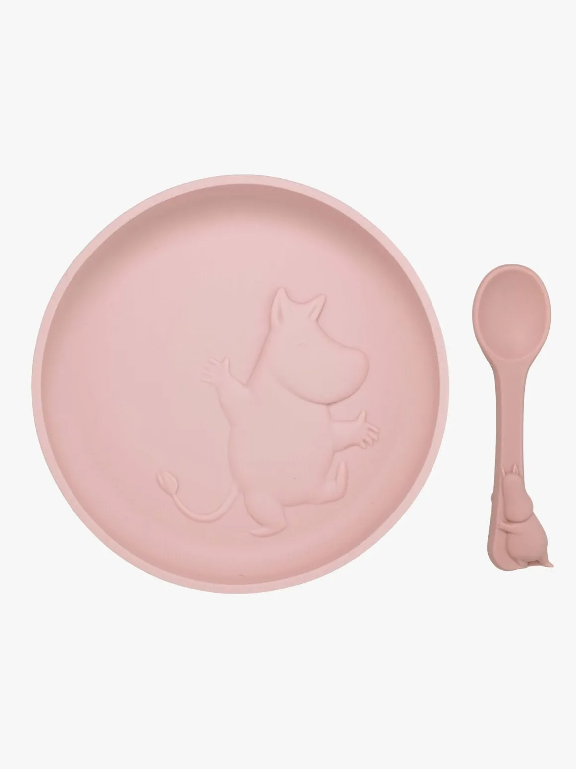 Mumitroldene Spisesæt Silikone, Rosehip Pink