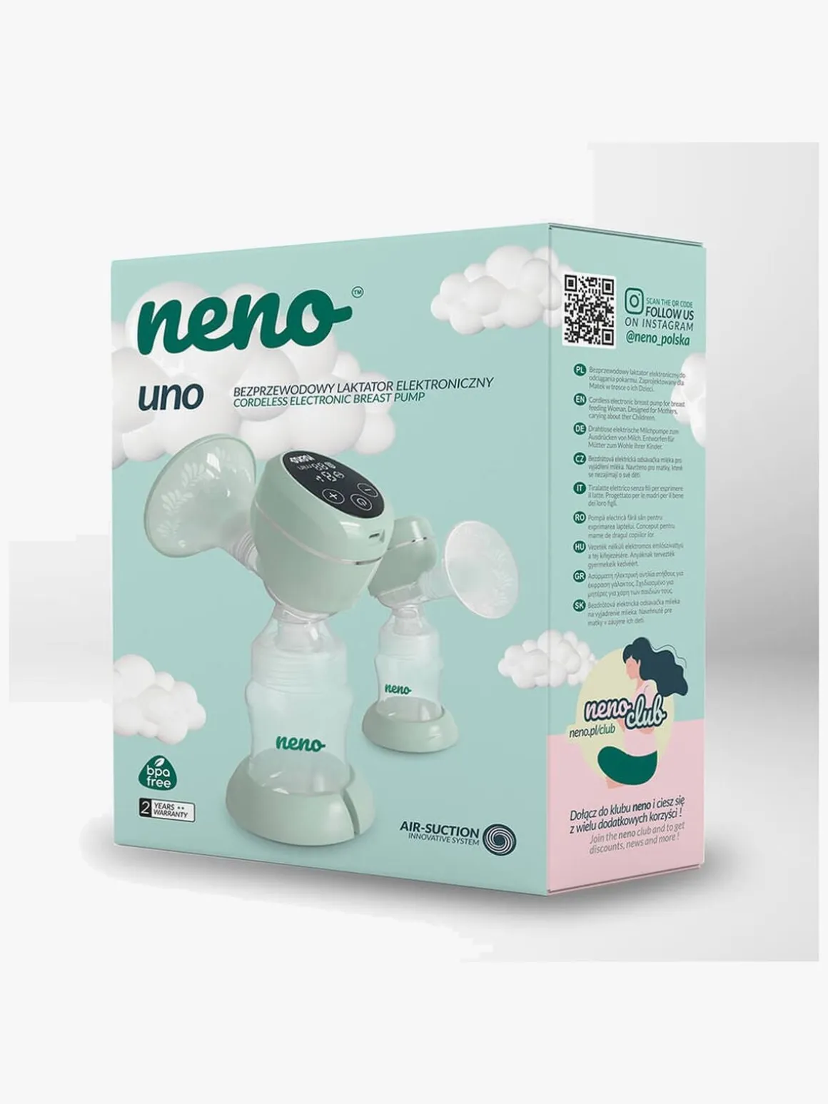 NENO Uno Elektrisk Brystpumpe Trådløs