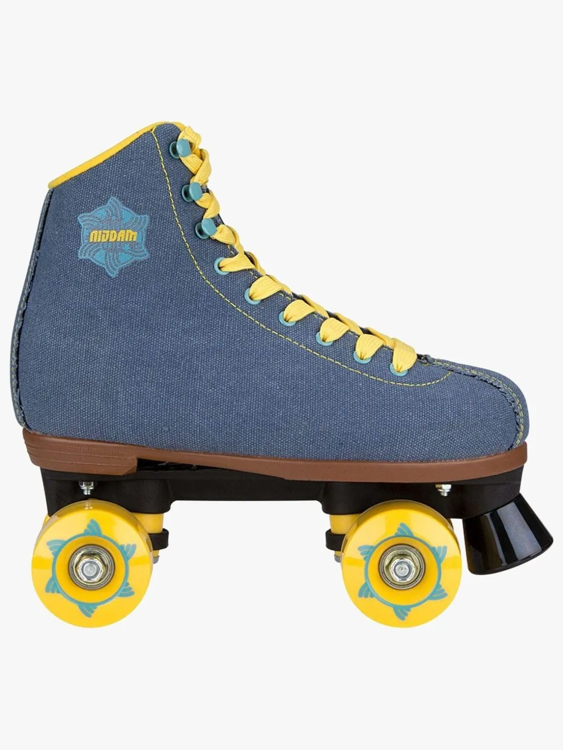 Nijdam Rulleskøjter Retro Denim Rebel, Blå/Gul