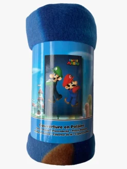 Nintendo Super Mario Fleecetæppe, Blå