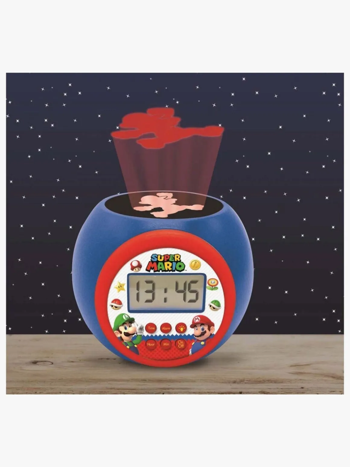 Nintendo Super Mario Projector Vækkeur, Blå