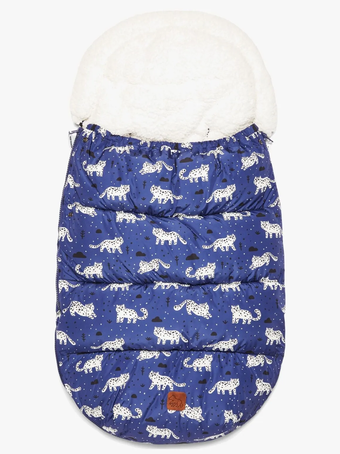 Nordbjørn Hazey Kørepose, Snowleo/Blue Indigo