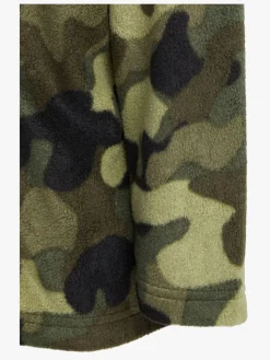 Nordbjørn Malö Fleecetrøje, Camo Splash Deep Lichen Green