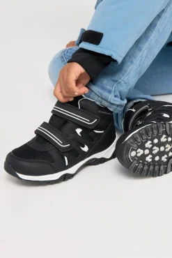 Nordbjørn Mercury Mid WP  Fleece-forede Sneakers, Black/White