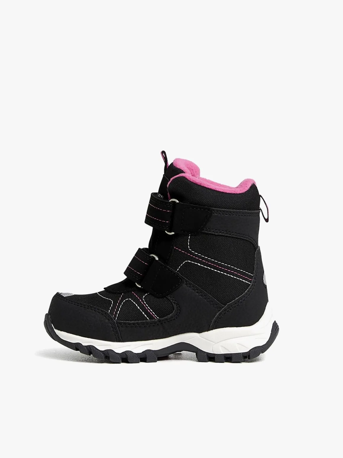 Nordbjörn Snowfall Vinterstøvler, Black/Strawberry