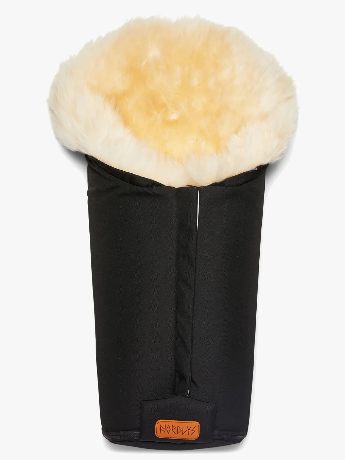 Nordlys Idun Mini Kørepose Lammeskind, Black/Natural