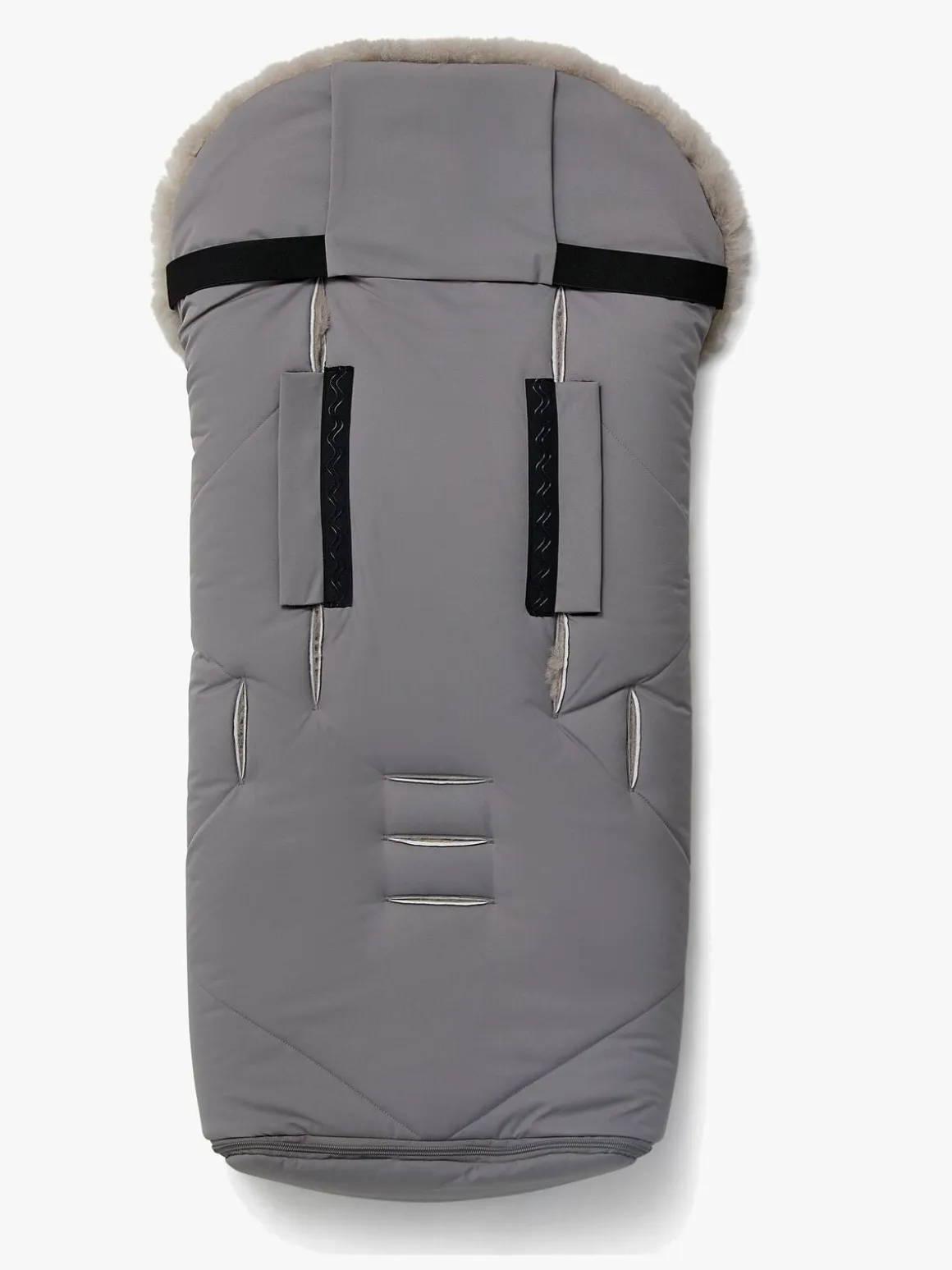 Nordlys Thyra Lammeskindskørepose, Greige