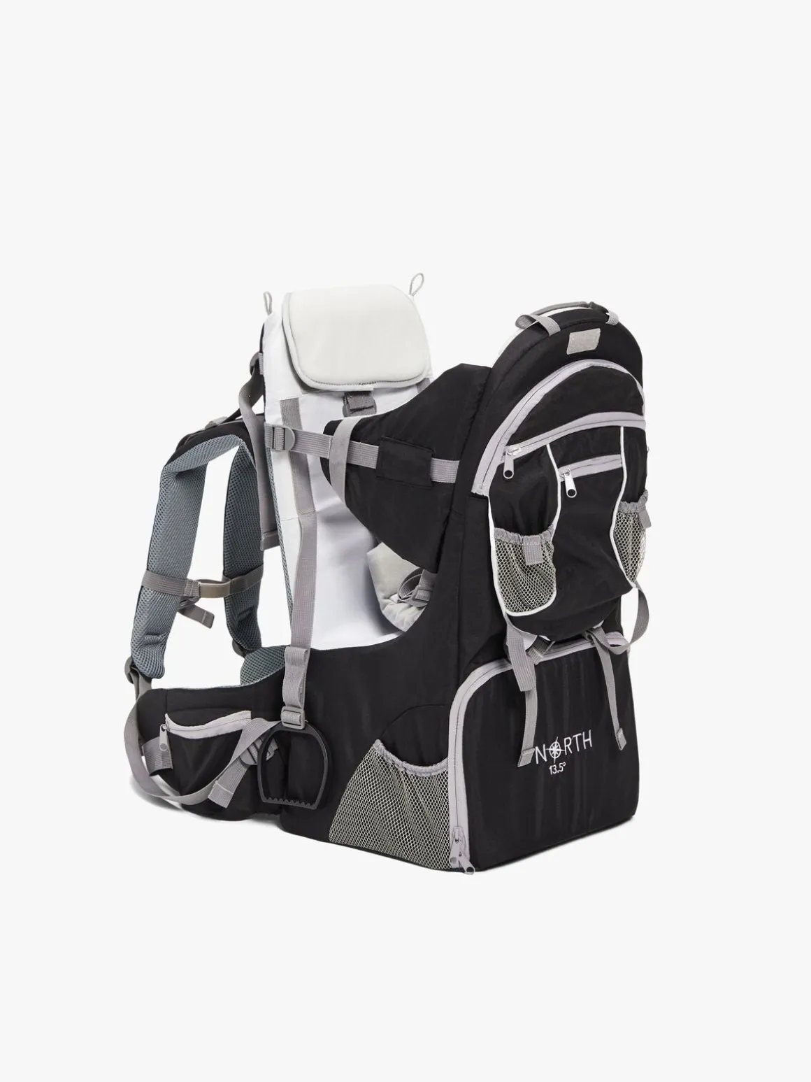 North 13.5 Adventure Plus Bærestol inkl. Regnslag, Black