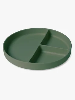 nuuroo Mingo Opdelt Tallerken Silikone, Dusty Green