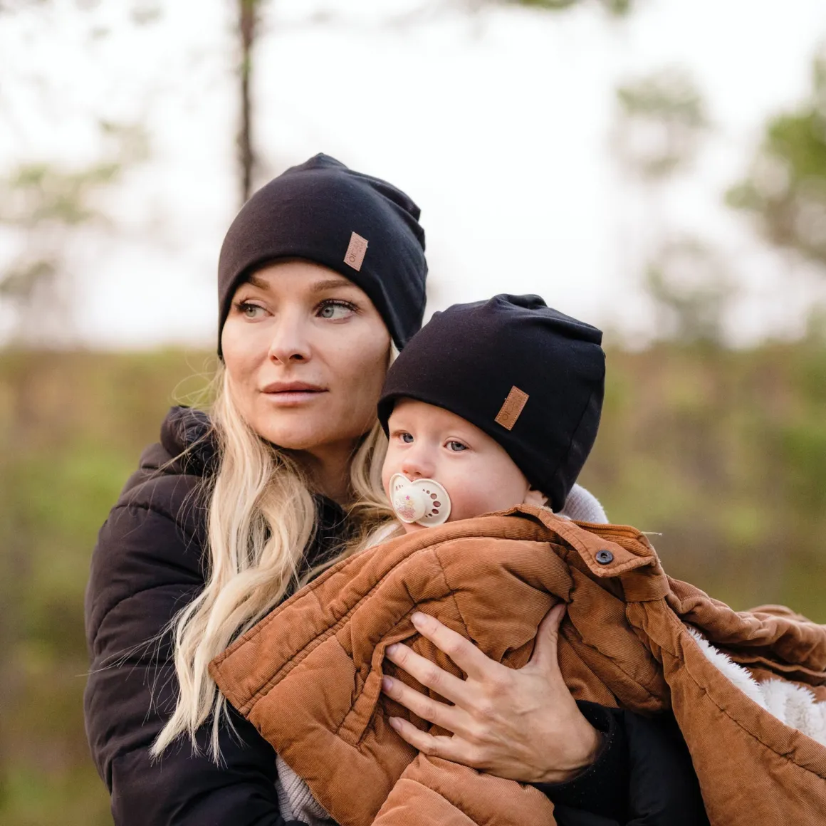 OICAN Wear Fleeceforet Hue med Hovedbeskyttelse, Black