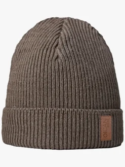 OICAN Wear Strikhue med Hovedbeskyttelse Merinomix, Brown/Beige