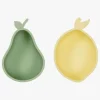 OYOY Lemon & Pear Snacks Skål, Yellow/Green