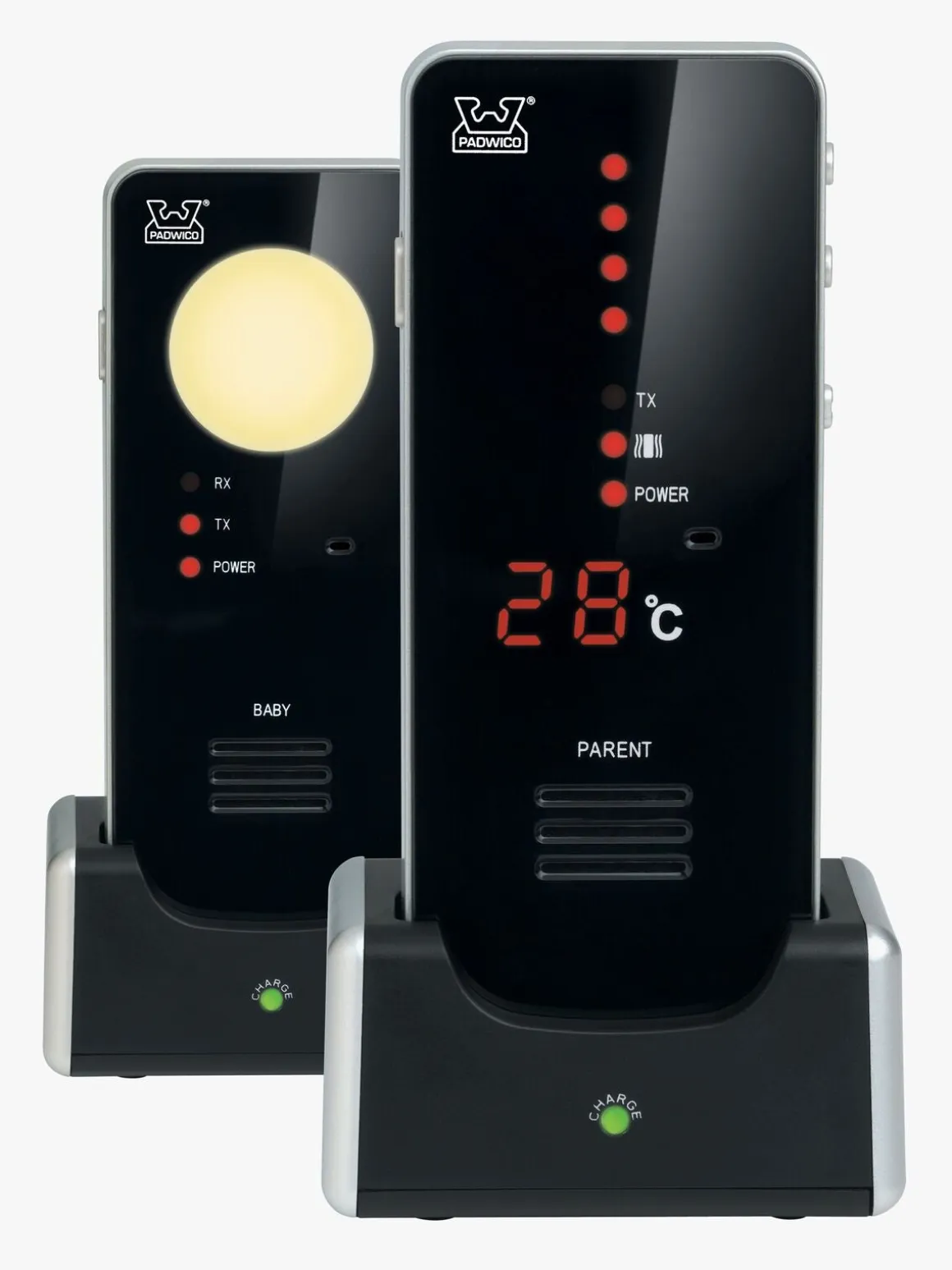 Padwico 850 Babyalarm, Black