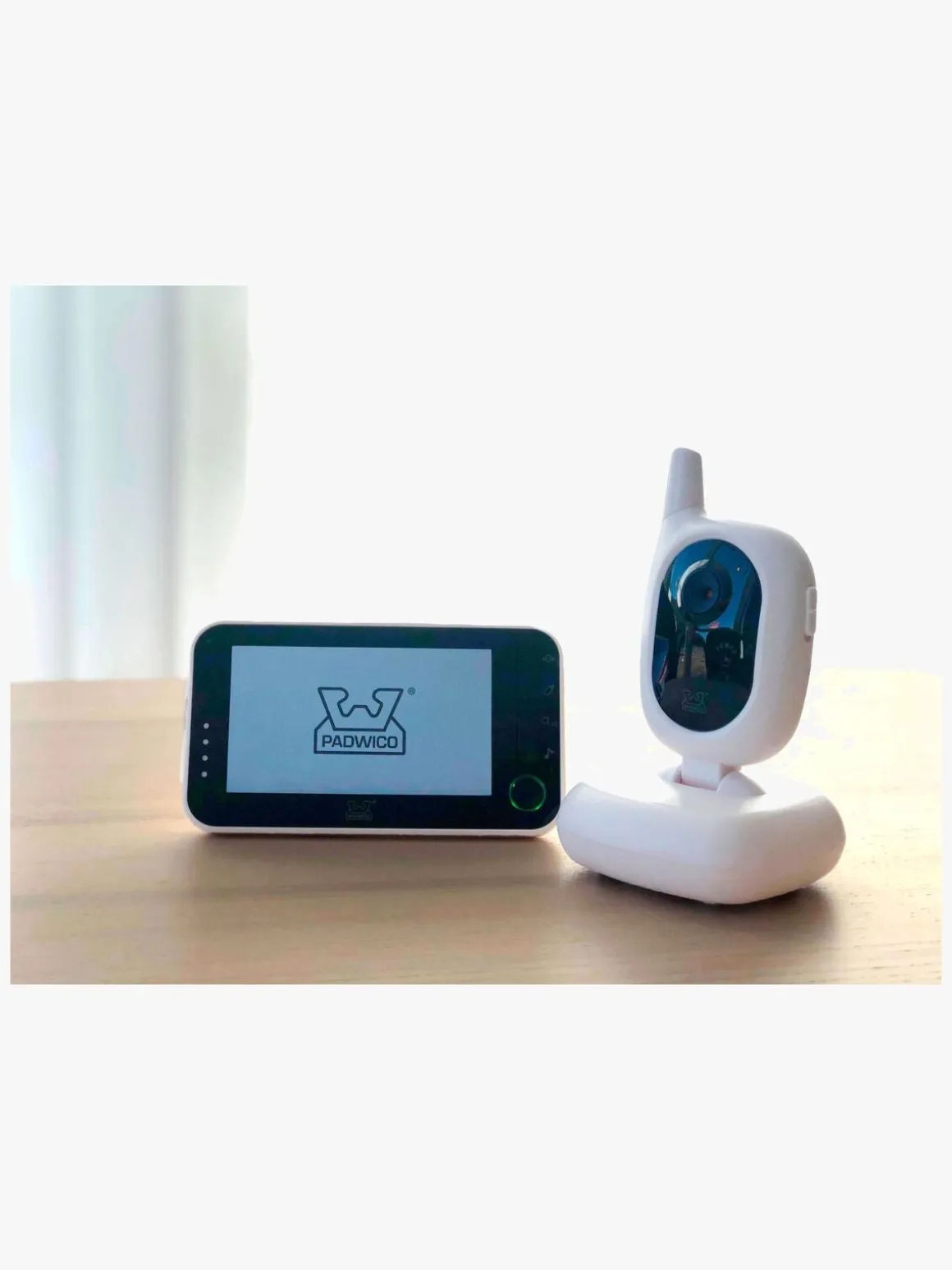 Padwico V8 Babyalarm med Opladeligt Batteri, White