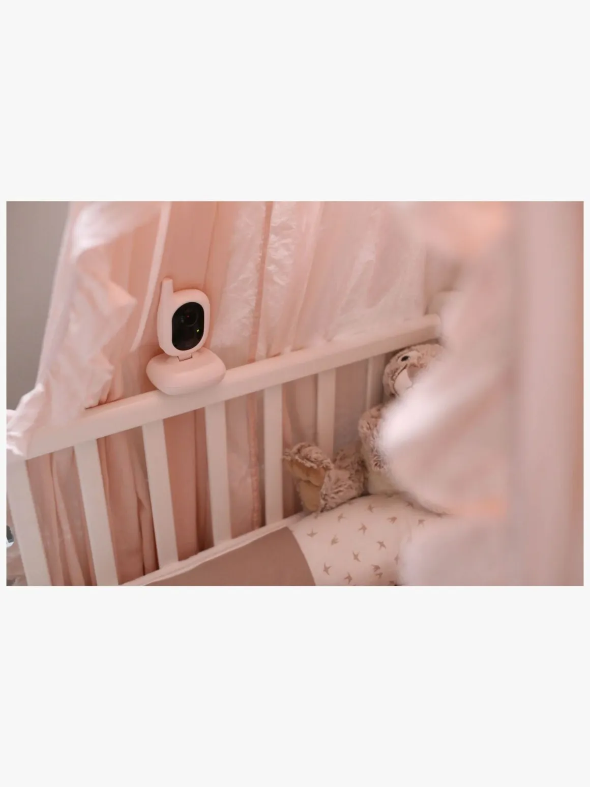 Padwico V8 Babyalarm med Opladeligt Batteri, White