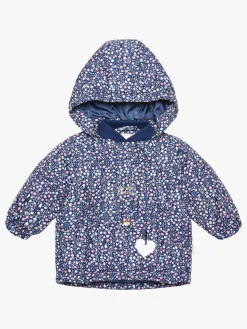 Petite Chérie Atelier Lola Jakke, Navy Small Flower