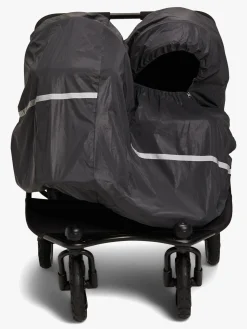 Petite Chérie Regnslag Refleks Søskendevogn, Black
