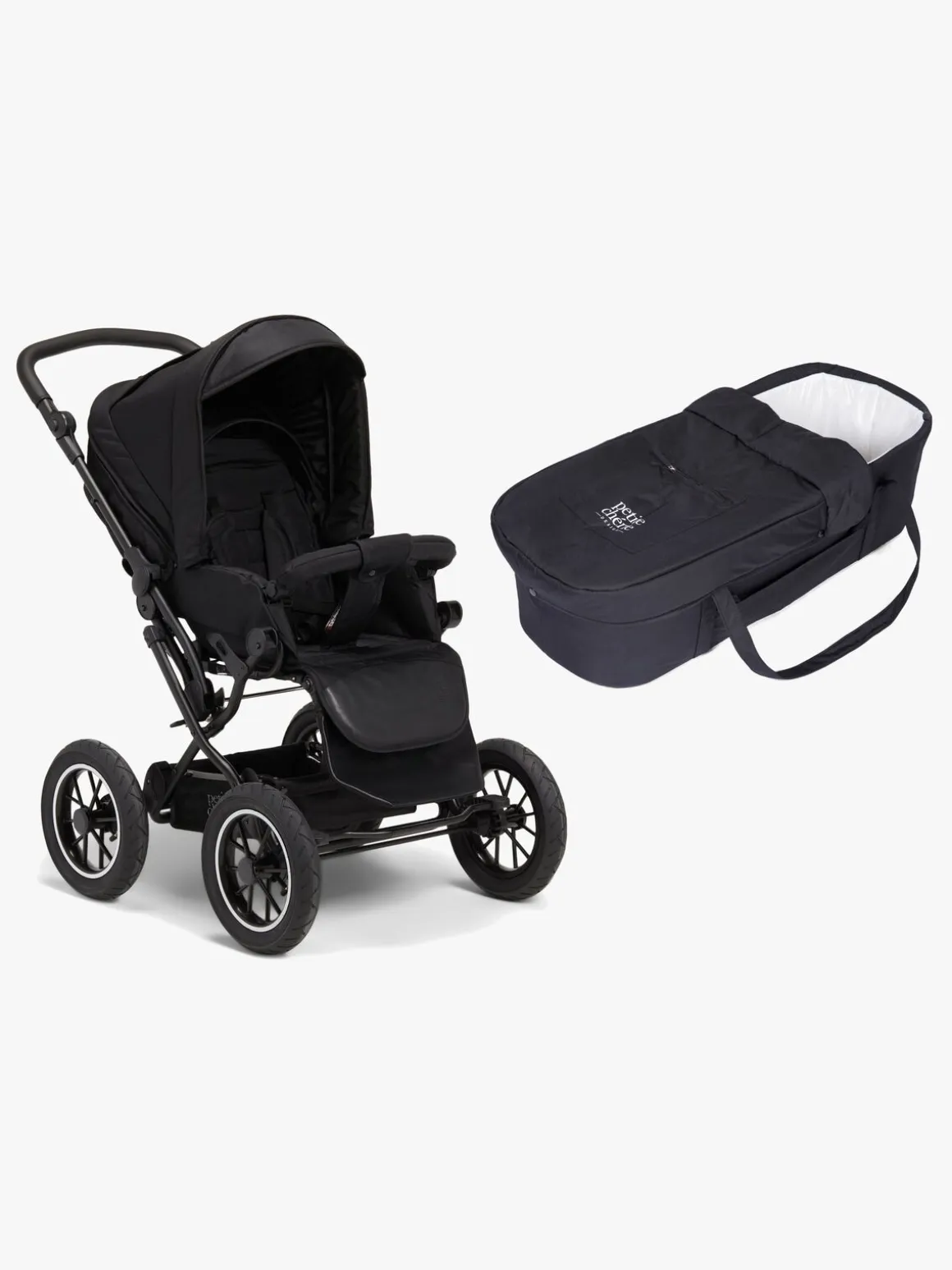 Petite Chérie Solide+ Kombivogn, Black/Black