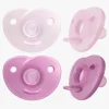 Philips Avent Curved Soothie 0-6 mdr., Lyserød
