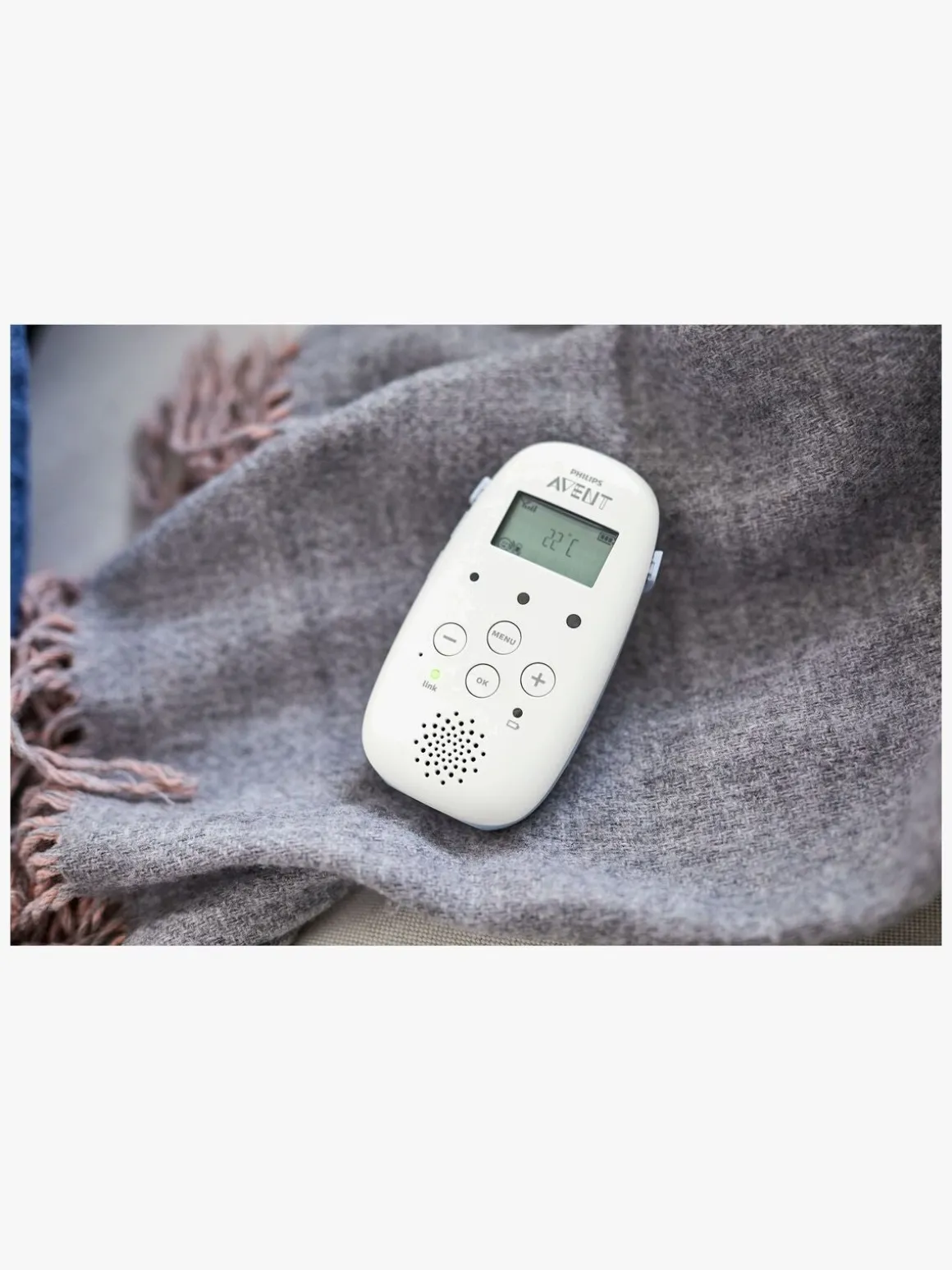 Philips Avent SCD715 DECT Babyalarm, Hvid/Blå