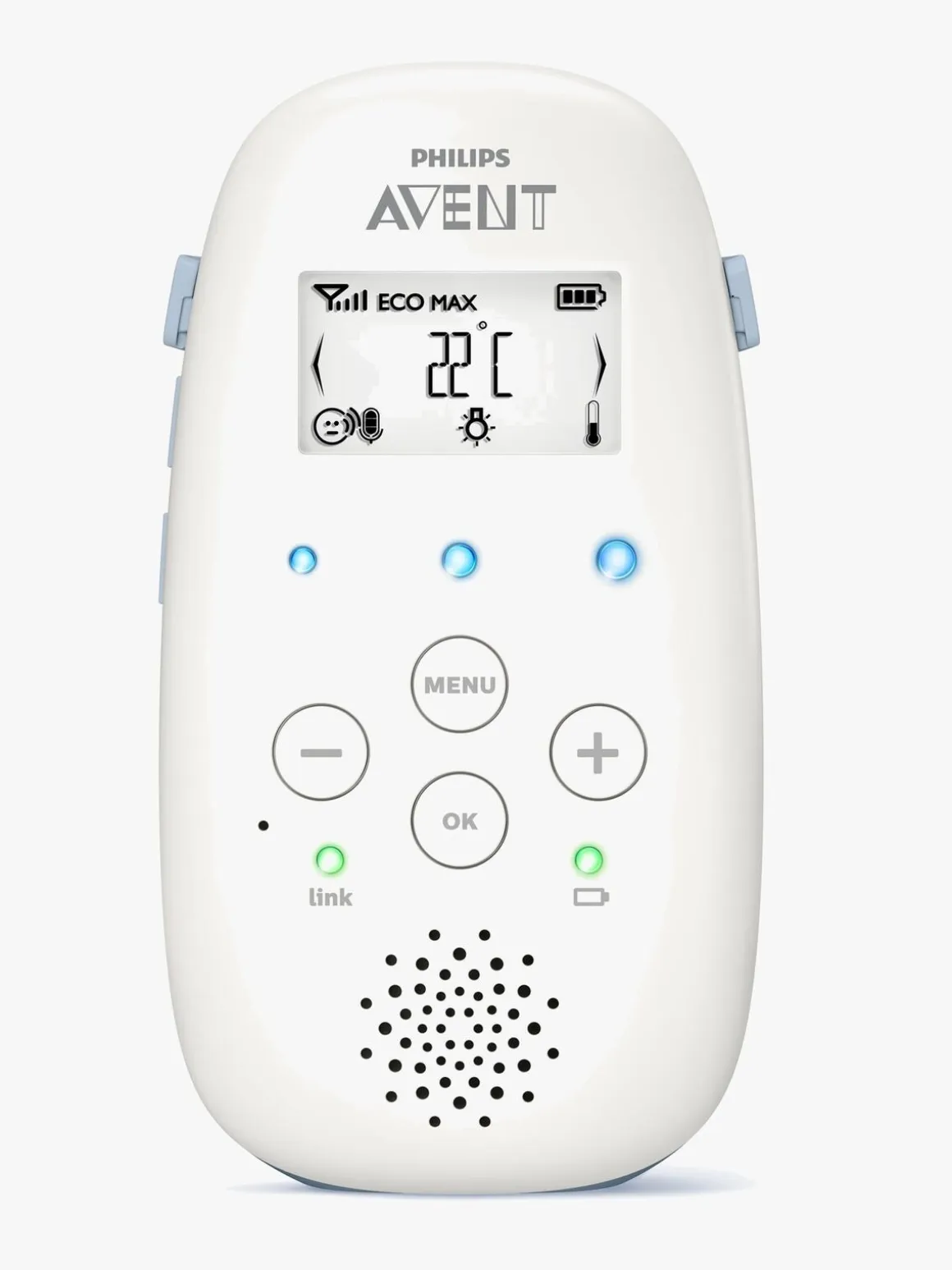 Philips Avent SCD715 DECT Babyalarm, Hvid/Blå
